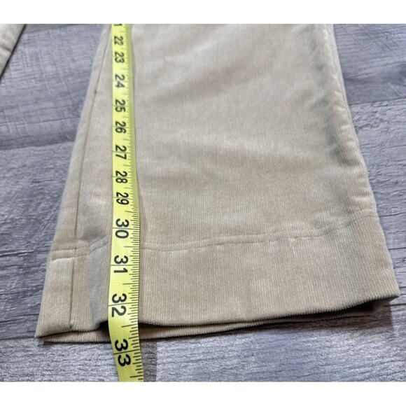 Kuhl Corduroy Pants Womens 12 Tan Chino Straight Low Rise Soft Stretch Outdoor - Picture 10 of 12